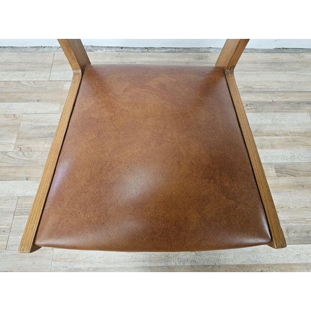 Brown Mid-Century Dining Room Chairs, 1970, Set of 2 For Sale - Image 8 of 13