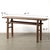 Farmhouse Vintage Pear Wood Console Table in Weathered Finish For Sale - Image 3 of 7