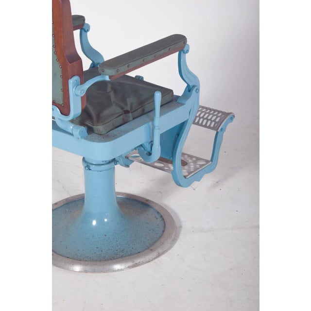 Mid-Century Portuguese Barber Chair, 1950s For Sale - Image 12 of 15