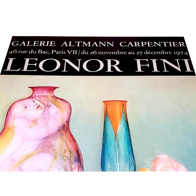 Modern Original Poster by Leonor Fini, 1974 For Sale - Image 3 of 4