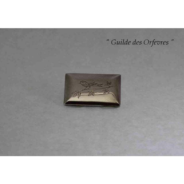 Sterling Silver Miniature Hinged Photo Box. For Sale - Image 4 of 8