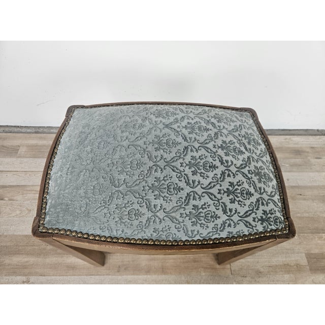 Art Deco Chairs with Stool, 1940, Set of 3 For Sale - Image 11 of 15