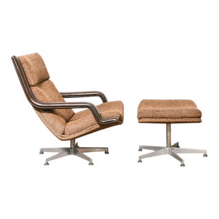 Geoffrey Harcourt Lounge Chair & Ottoman For Sale