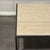 DESIGN FRERES Narrow 'Diagramme' Iron and Travertine Coffee Table by Design Frères For Sale - Image 4 of 7