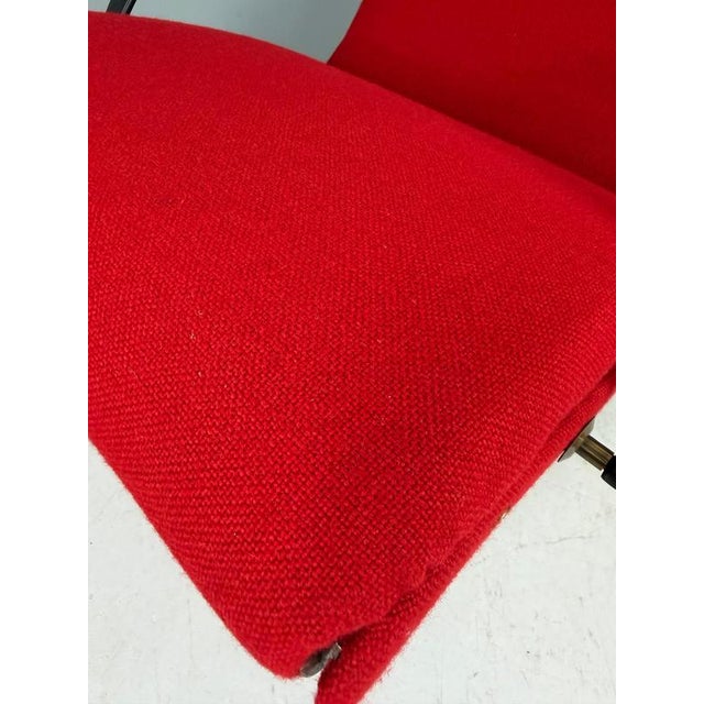 Red Red P40 Lounge Chair by Osvaldo Borsani for Tecno, 1950 For Sale - Image 8 of 17