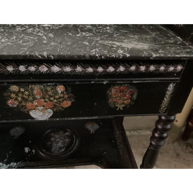 Louis Philippe Mobile Bathroom Dressing Table, 1850s For Sale - Image 3 of 14