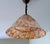 Art Deco Pendant Light in Pink Marble Glass, 1930s For Sale - Image 9 of 18