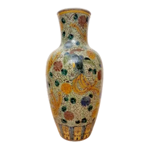 Mid Century Chinese Sancai Porcelain Phoenix Fengweizun