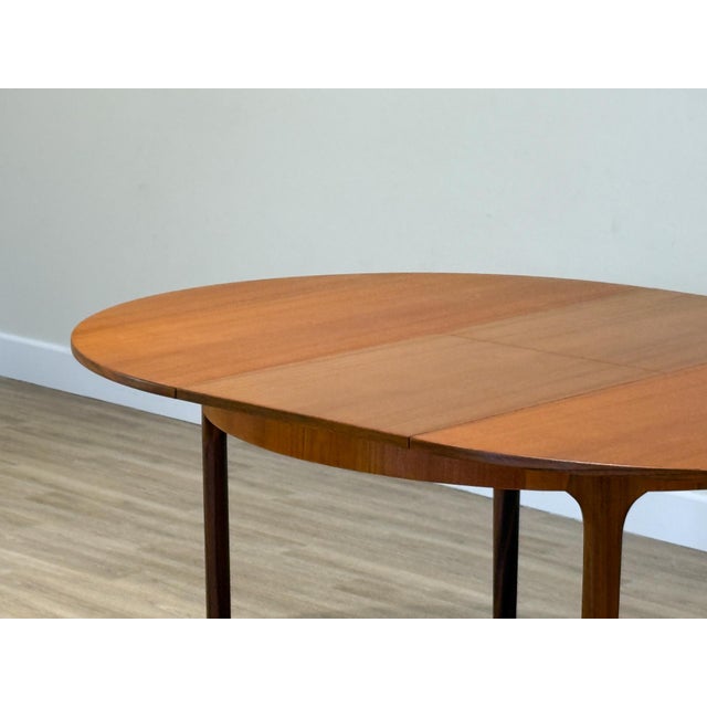 Dunvegan Round Extending Dining Table and Chairs in Teak by Tom Robertson for McIntosh, Scotland, 1960s, Set of 5 For Sale - Image 11 of 16