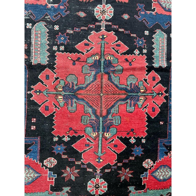Vintage Hamadan Rug, 1890s For Sale - Image 6 of 18
