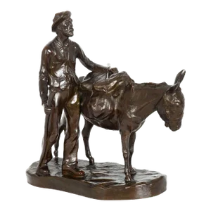 Rare American Western Sculpture “Desert Rat” (1928) by J. Clinton Shepherd