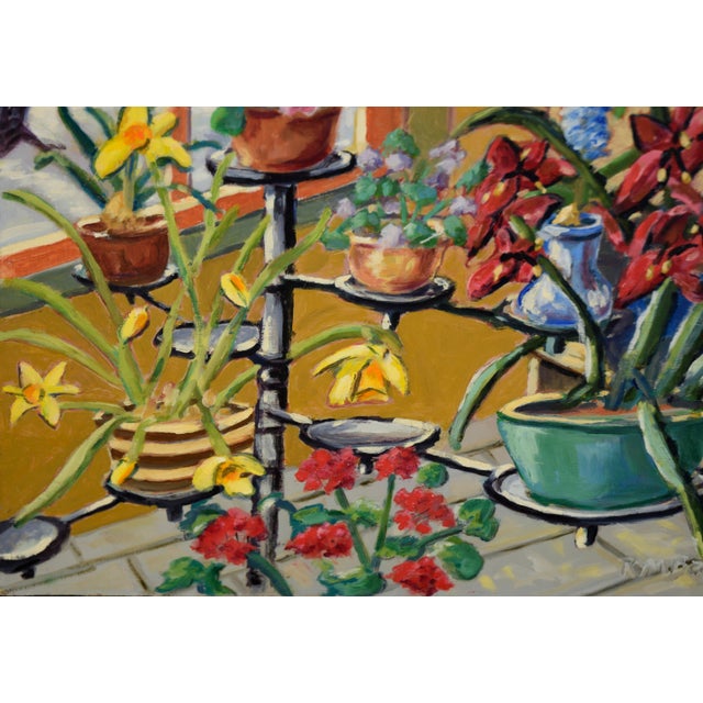 "Winter Folly" - 2003 Oil on Masonite by Richard M Bacon For Sale - Image 4 of 7