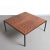 Mid-Century Italian Square Wood and Iron Coffee Table, 1960s For Sale - Image 4 of 18