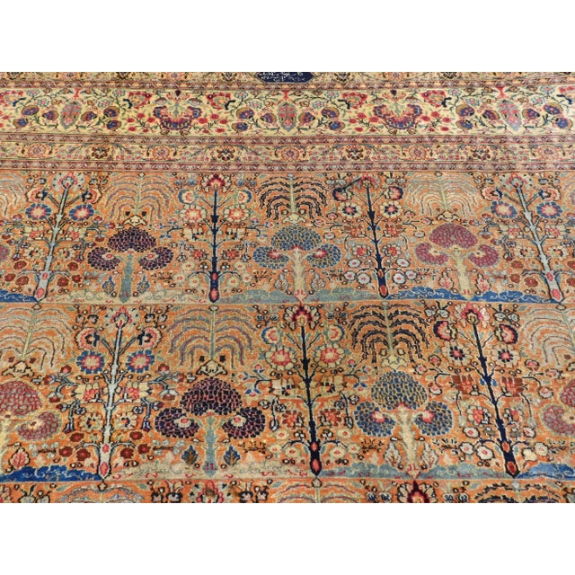 Antique Persian Rug. 10'5"x 12' For Sale - Image 9 of 18