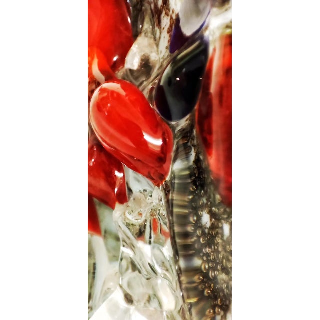 Blue Murano Glass Centerpiece, Italy, 1980s For Sale - Image 8 of 9