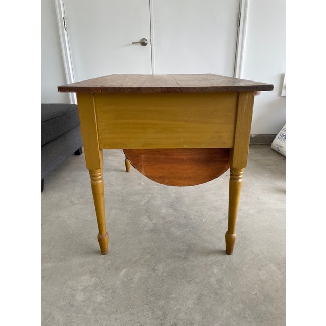 Mid 19th Century Antique Possum Belly Bakers Table Chairish