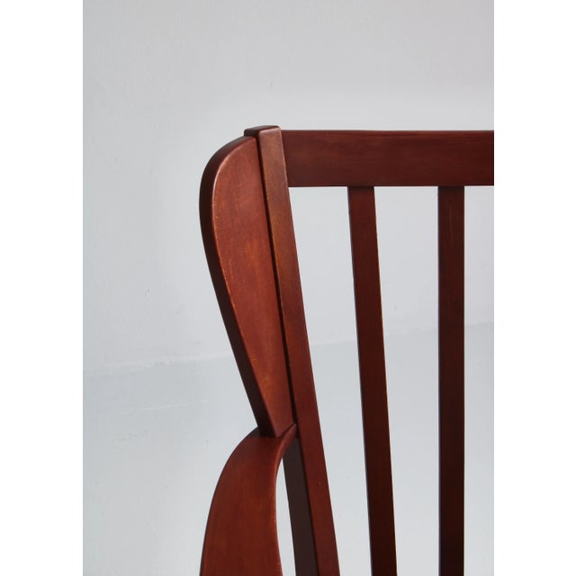Danish Canada Armchairs in Stained Beech by Fritz Hansen, 1940s, Set of 2 For Sale - Image 13 of 18