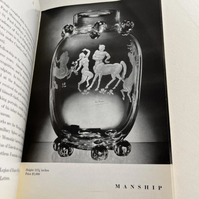 1940 Designs in Glass Steuben Book For Sale In New York - Image 6 of 11
