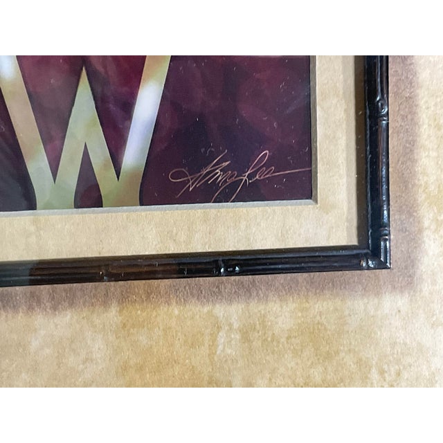 Set of 2 Alma Lee Tropical Macaw Café Framed Art Prints - Bamboo Frames For Sale - Image 17 of 18