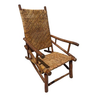 1930s Old Hickory Lounge Chair For Sale