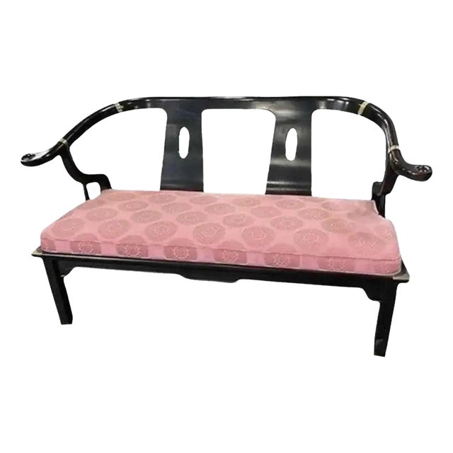 Ming Style Bench Settee by Century Furniture For Sale