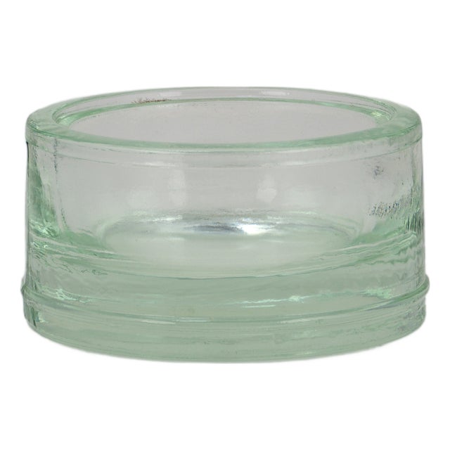 Antique Art Deco Glass Bowl, 1920s For Sale