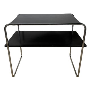 Bauhaus Double-Tier Coffee Table by Marcel Breuer for Thonet For Sale