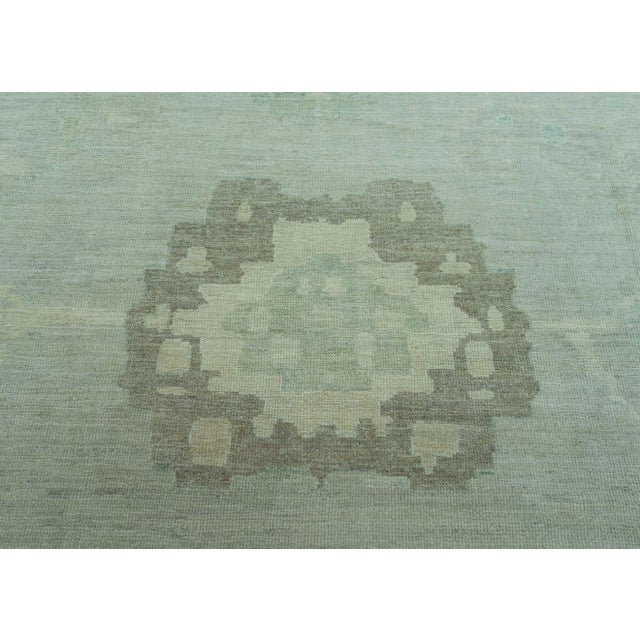 Turkish Oushak Rug 14'1" x 19'5" #19385 For Sale In Houston - Image 6 of 8