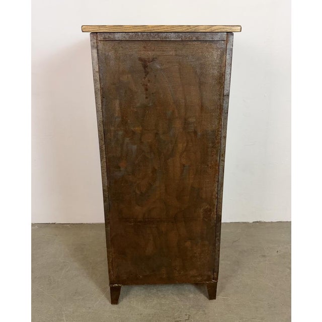 Industrial Iron Cabinet with Mesh Door, 1960s For Sale - Image 14 of 15