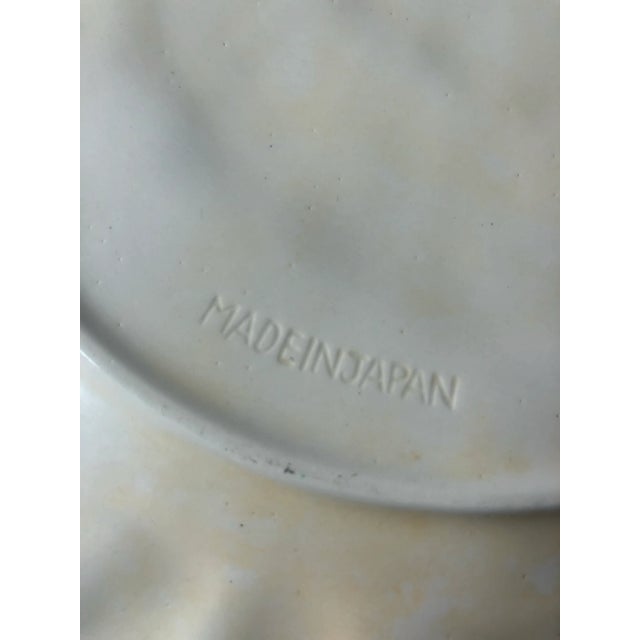 White Vintage Hand-Painted Turkey Serving Platter For Sale - Image 8 of 10