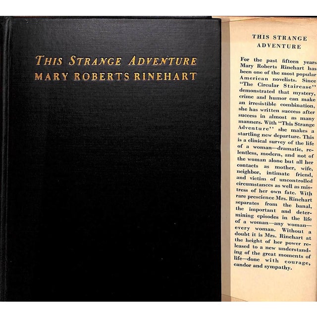 Traditional "This Strange Adventure" 1929 Rinehart, Mary Roberts For Sale - Image 3 of 4