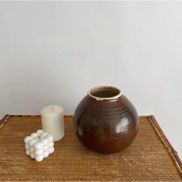 Brookhouse Pottery Rounded Base Vase / Vessel from David Frith Studio For Sale - Image 4 of 11