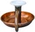 Mid 20th Century Handmade Americana Copper Candleholder With Ceramic Top For Sale - Image 4 of 8