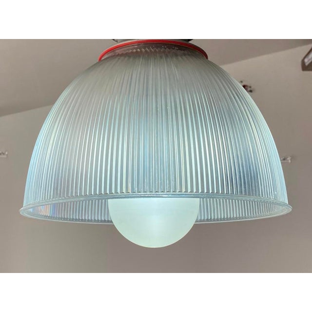 Industrial Industrial Pendant Light in Aluminum, 1970s For Sale - Image 3 of 17