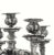 1930s Silver Finish Ancient Fascist Italian Symbol Candelabras- a Pair For Sale - Image 6 of 8