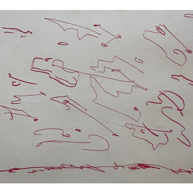 Vintage Giulio Turcato 'Degri Vagutto' Abstract Italian Modernist Color Etching For Sale - Image 10 of 12