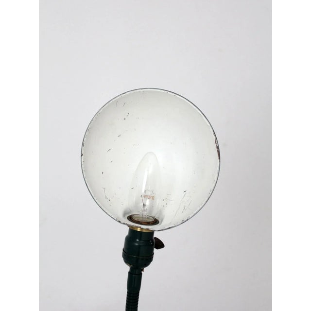 Vintage Gooseneck Desk Lamp With Ashtray For Sale - Image 9 of 13