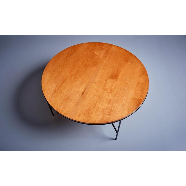 Model 1580 Planner Group Coffee Table in Iron and Maple by Paul McCobb for Winchendon, 1950s For Sale - Image 6 of 9