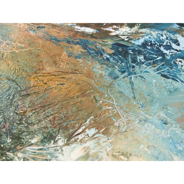 1990s From Above, Oil on Canvas For Sale - Image 5 of 11