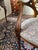 Wood Mid 20th Century Pair Hickory Chair Anthenion Accent Arm Chairs Gold Gilt Floral Upholstered For Sale - Image 7 of 12