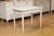 Swedish Gustavian Style 1880s Painted Wood Table with Carved Rosettes and Beads For Sale - Image 10 of 13