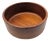 Mid-Century Solid Teak Turned Serving Bowl, Scandinavian Modern 10" For Sale