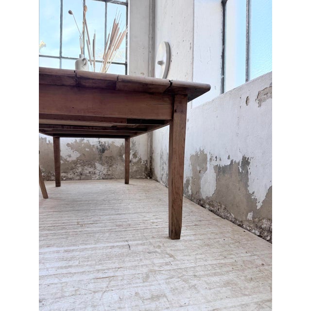 Vintage Farmhouse Dining Table in Oak, 1950 For Sale - Image 12 of 18