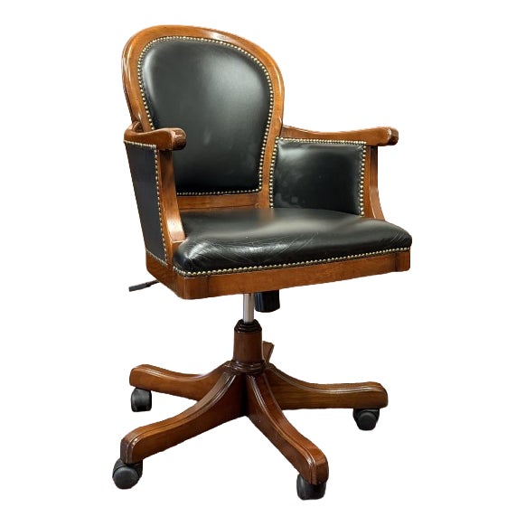 Italian Office Swivel Chair For Sale
