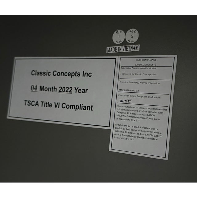 Rustic European Classic Concepts Scottsdale Square Coffee Table For Sale - Image 3 of 12