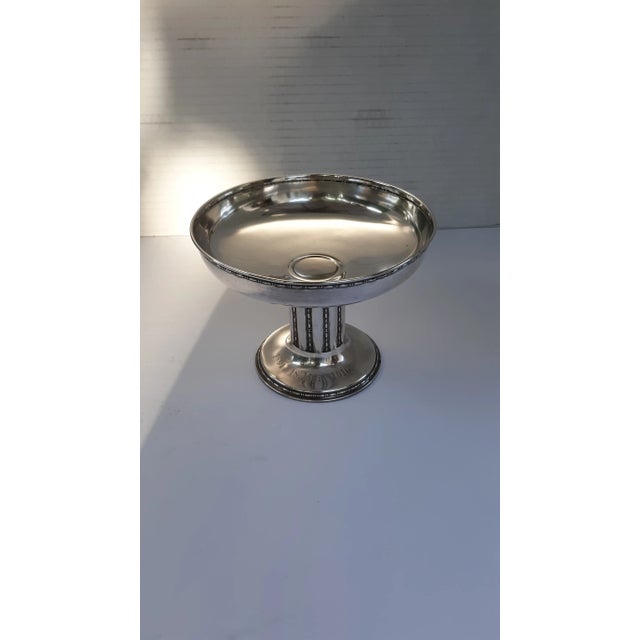Art Nouveau Art Nouveau Wilhelm Binder Wtb German 800 Silver Footed Bowl For Sale - Image 3 of 7