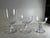 1950s 1950s Bryce Brothers Aquarius Glasses, 2 Water Goblets, 2 Champagne & 2 Cordial Glasses - Set of 6 For Sale - Image 5 of 7