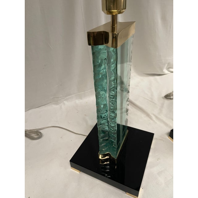 Sublime lamps Dimensions given without lampshade / Lampshades not supplied This piece is attributed to the mentioned...