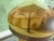 Fenton Log Cabin Hurricane Lamp Hand Painted on Custard Glass For Sale - Image 9 of 14