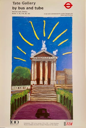 David Hockney, Tate Gallery Centenary 1897 to 1997 Poster